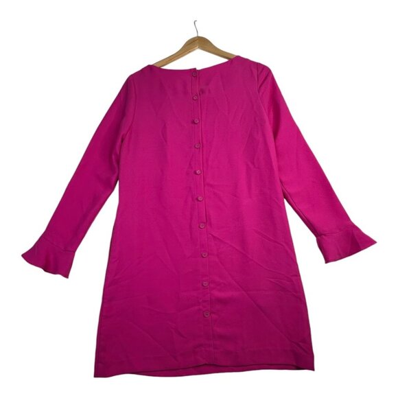 Banana Republic Knee Length Long Sleeve Dress size 8 Pink‎ - Picture 5 of 9